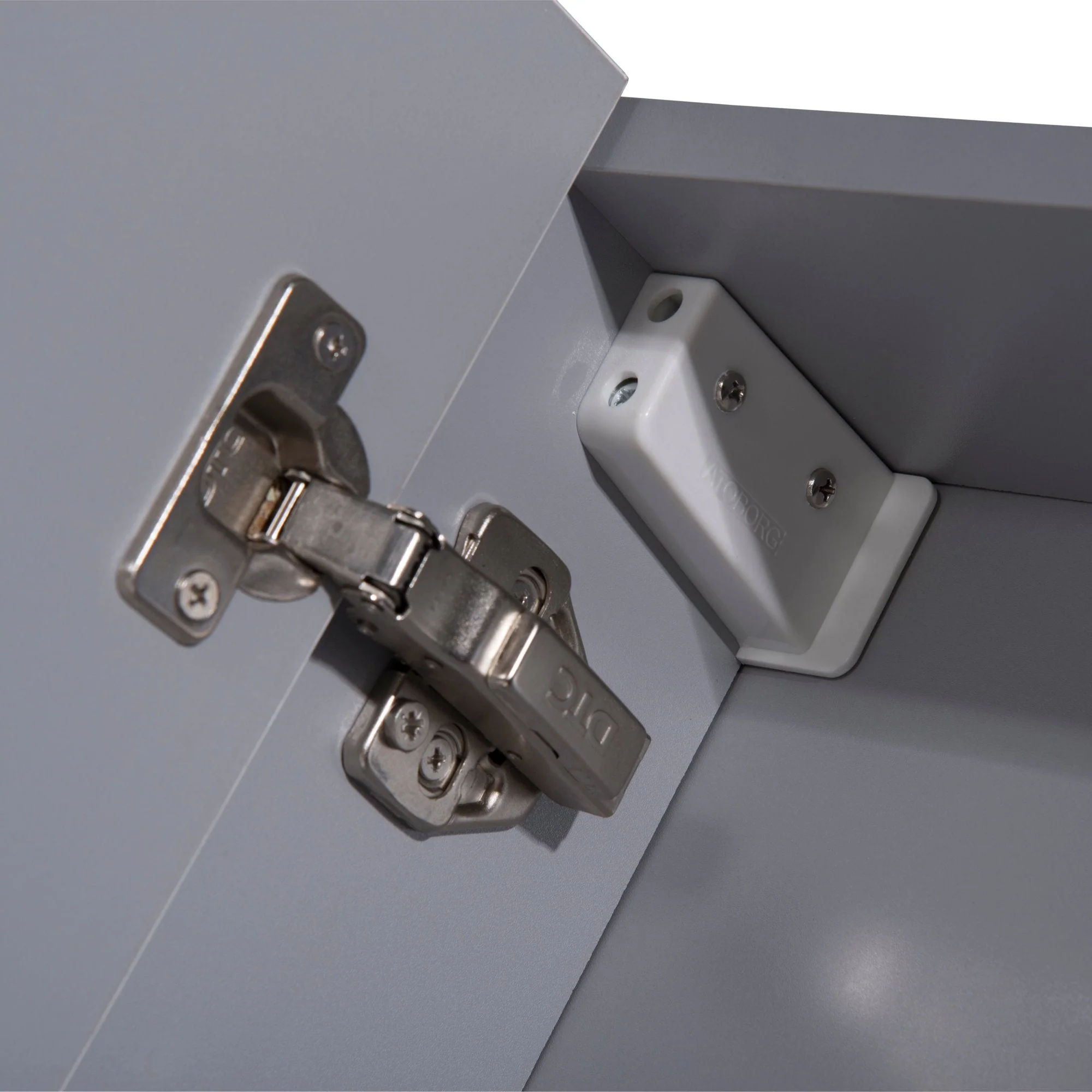 MELA - PORTER 750 Gloss White Mirror Cabinet - Image 3